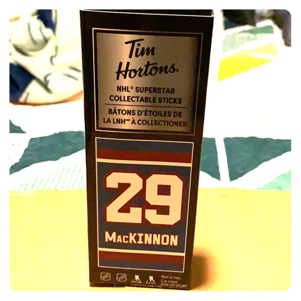 Tim Hortons mini hockey stick collectibles